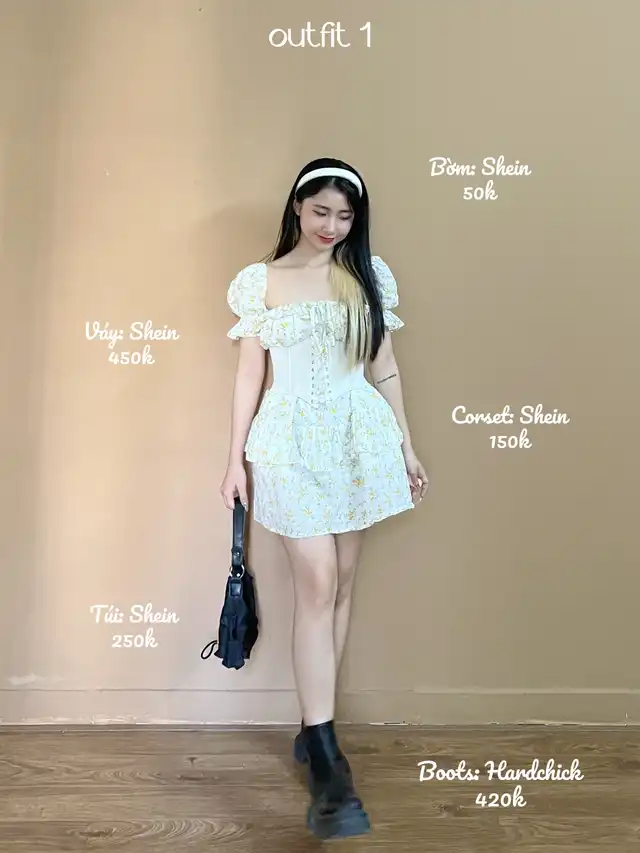 Đầm BabyDoll Xòe Đẹp Cho Cô Nàng Nấm Lùn MS63 (ĐEN) | Shopee Việt Nam