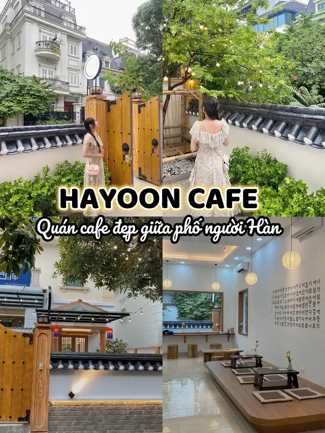 HAYOON CAFE - Quán cafe đẹp ở khu phố người Hàn