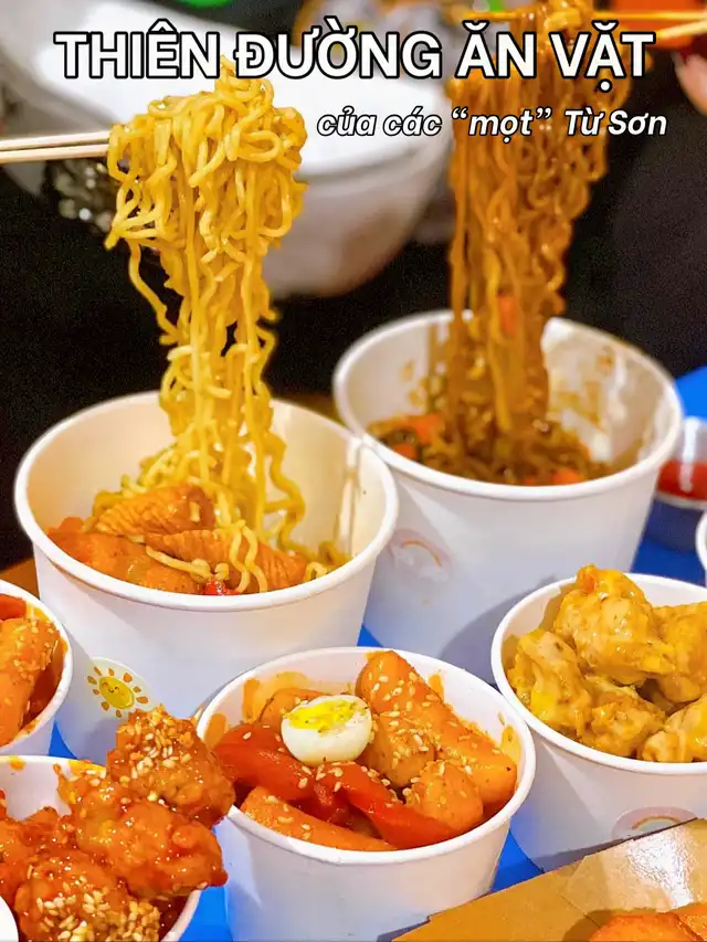Ăn vặt Hàn Quốc ngon rẻ tại Tóp Tép quán