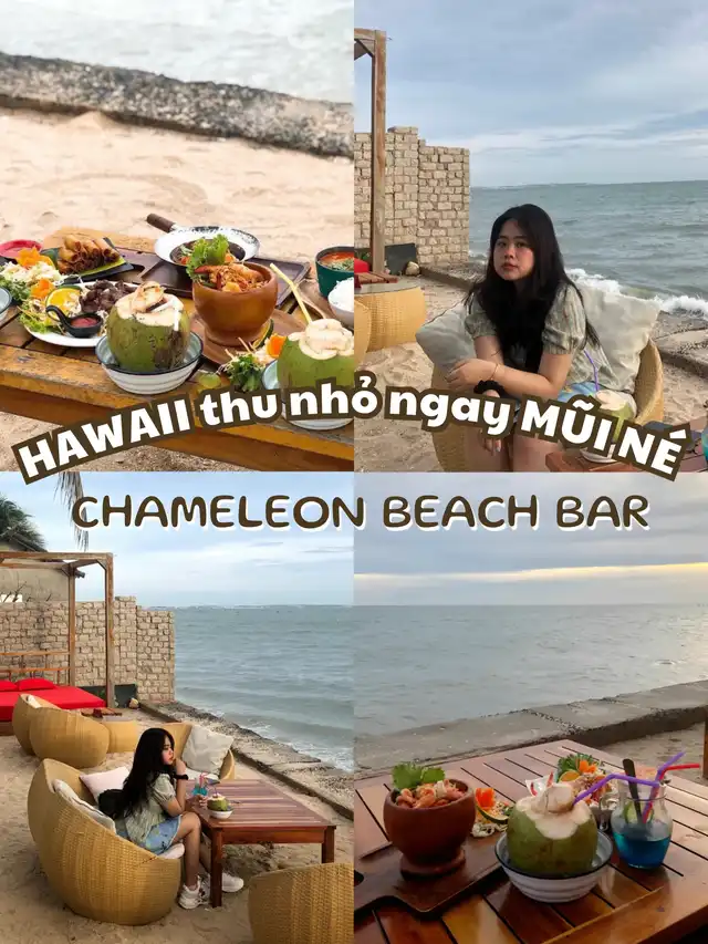 Chameleon Beach Bar - Hawaii thu nhỏ ngay Mũi Né