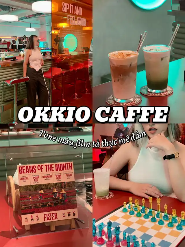 OKKIO CAFFE - TONE MÀU FILM TẢ THỰC MÊ ĐẮM