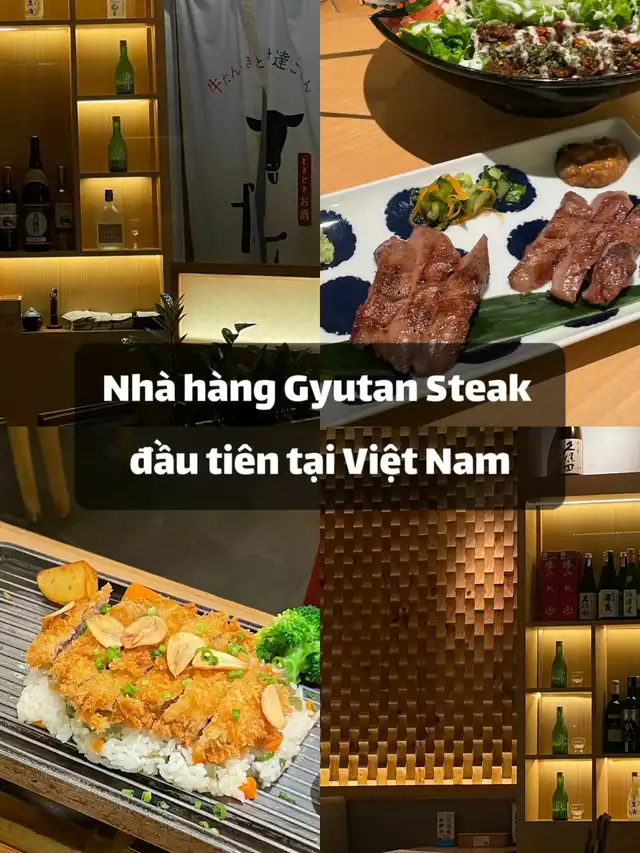 Nhà hàng Gyutan Steak Lưỡi Bò đầu tiên tại VN