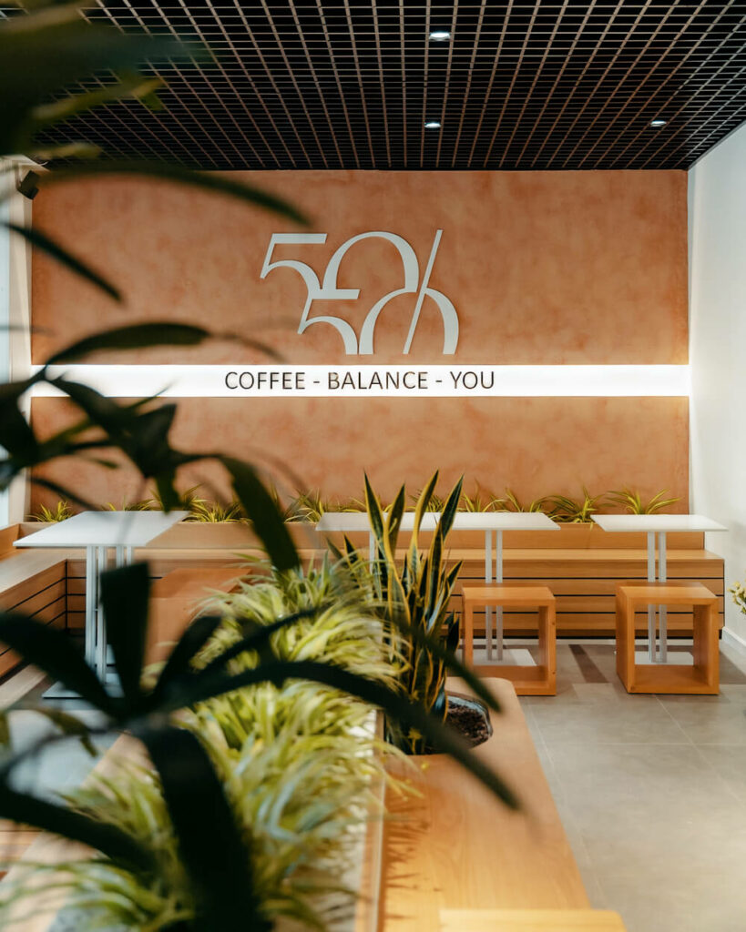 Review quán 50/50 Coffee Tea - 22-24 Nguyễn Cơ Thạch, Khu đô thị Sala, P. An Lợi Đông, Quận 2 (Thủ Đức), TP.HCM