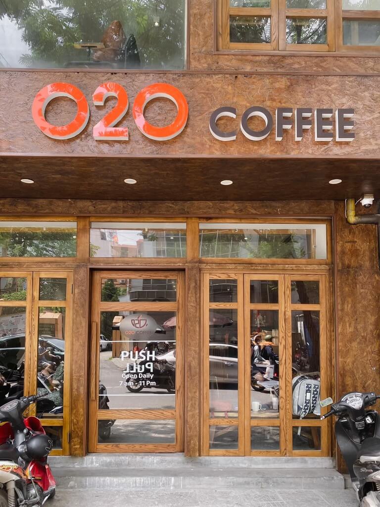 Review quán O2O Coffee