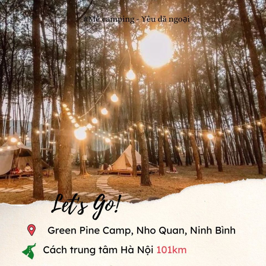 Top 15 địa chỉ camping gần Hà Nội dưới 150km