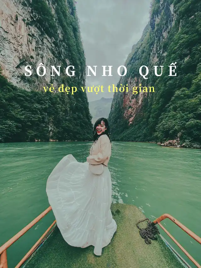 Sông Nho Quế – vẻ đẹp vượt thời gian bên núi đá