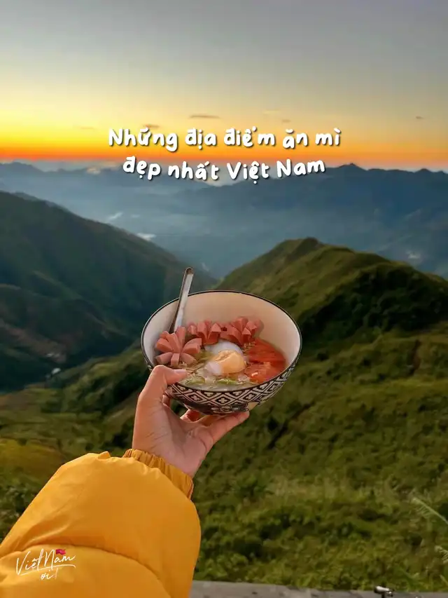 Những địa điểm ăn mì đẹp nhất Việt Nam ️‍