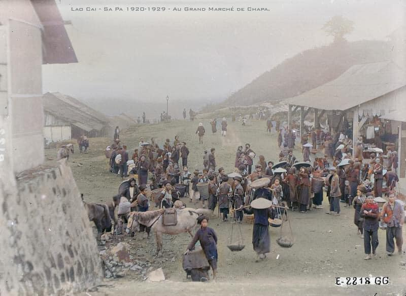 Lào Cai những năm 1920, Sapa thời Pháp thuộc.