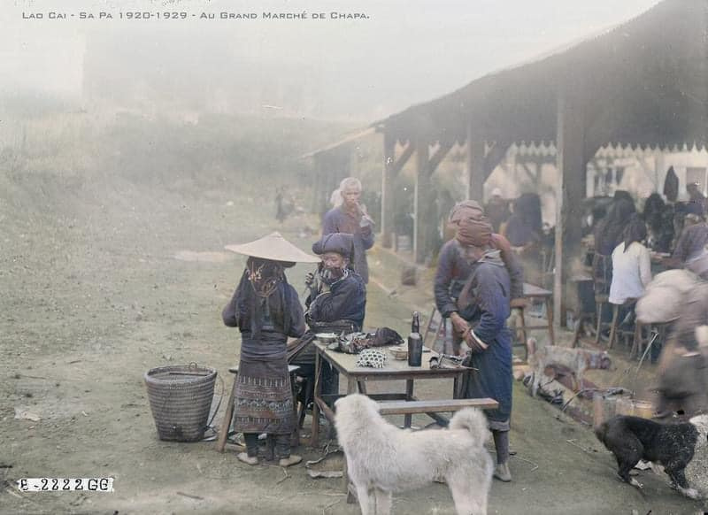 Lào Cai những năm 1920, Sapa thời Pháp thuộc.