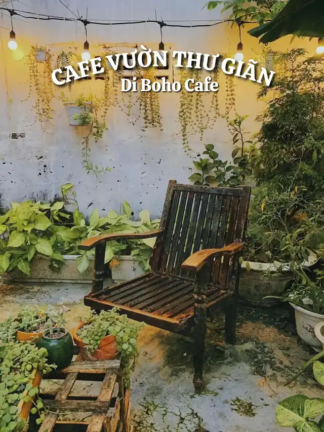 Thư giãn với cafe vườn