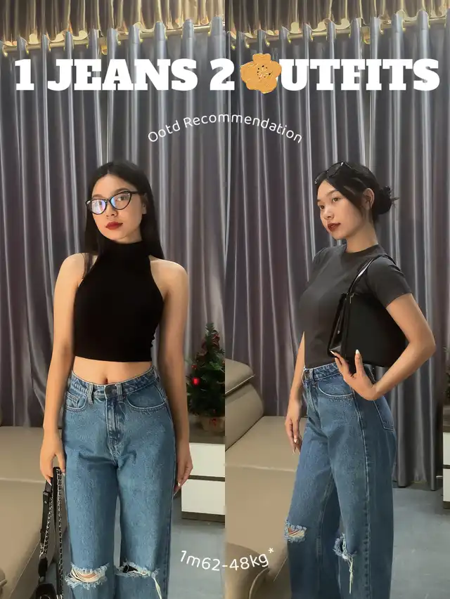 1 JEANS 2 OUTFITS