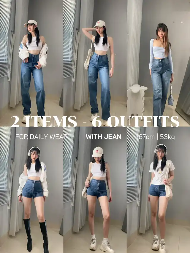 Tiết kiệm tiền với 2 Items - 6 Outfits đơn giản