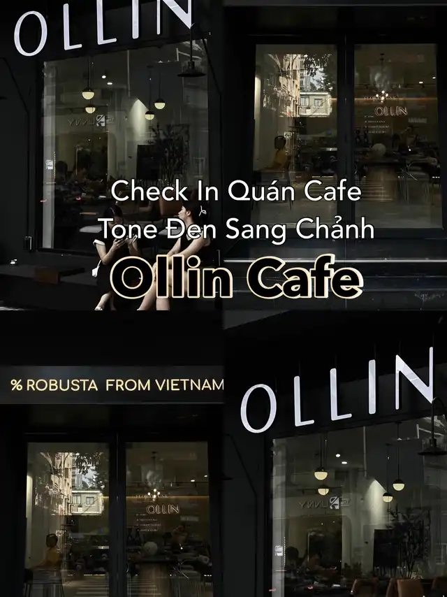 Cafe Tone Đen Sang Chảnh Tại Quận 3