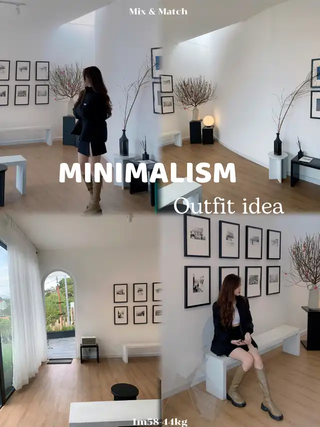 ️ Outfit idea: minimalism style | 1m58-44kg |