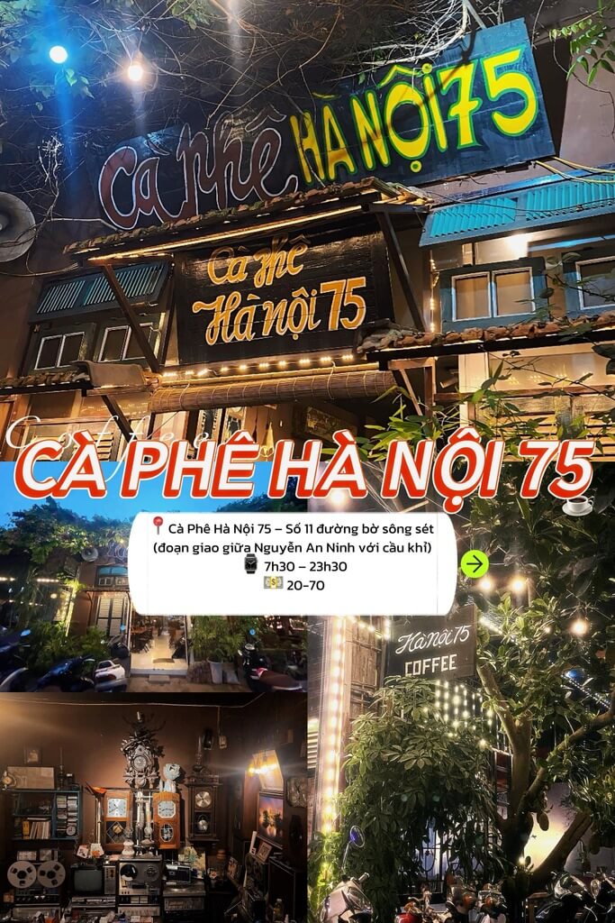 Review quán Cà Phê Hà Nội 75