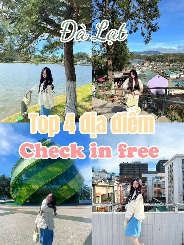 Top 4 địa điểm check in free tại Đà Lạt