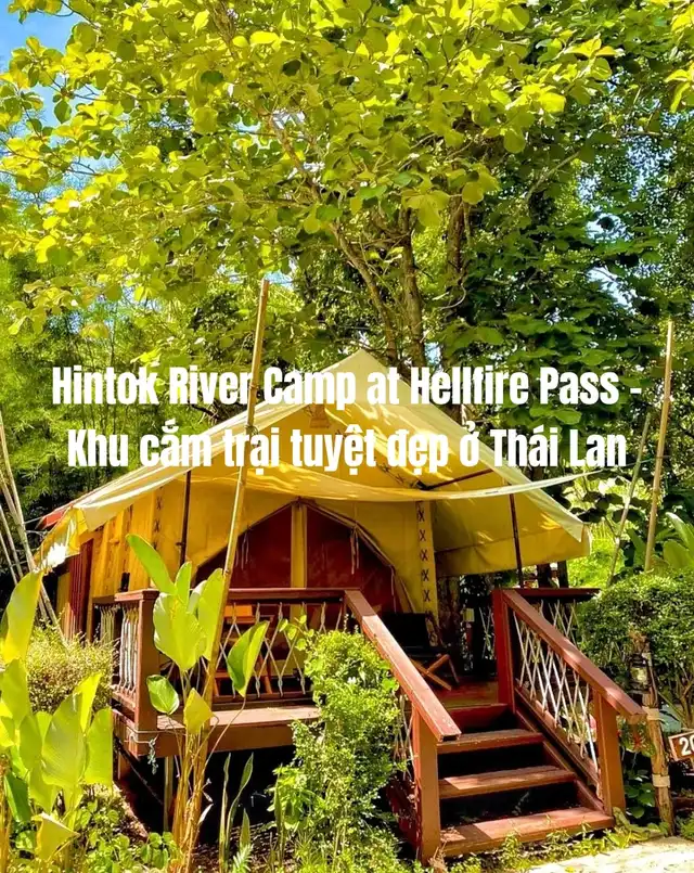 Khu cắm trại tuyệt đẹp ở Thái Lan