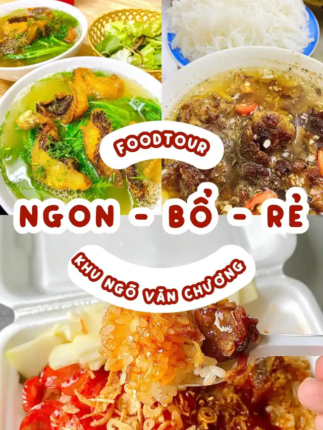 Foodtour Ăn Trưa Khu Ngõ Văn Chương - Hà Nội