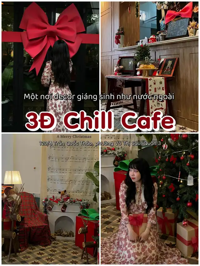 Giáng sinh chill tại 3Đ Chill Cafe