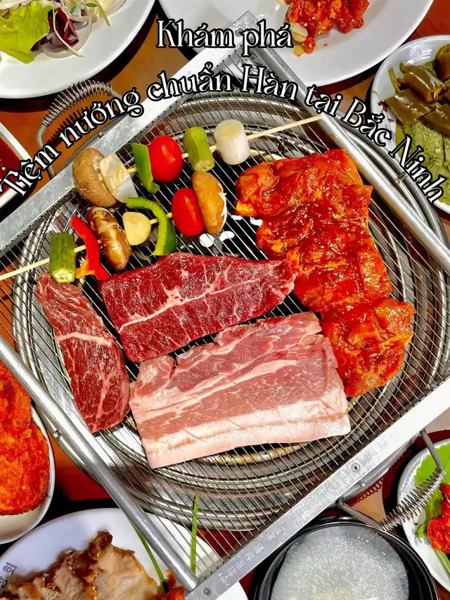 Nướng thịt xèo xèo, thưởng thức món ngon chuẩn Hàn