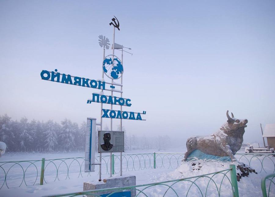 Oymyakon, Siberia, Nga (-67,7°C)